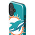 NFL Miami Dolphins Large Logo iPhone 16 Plus Impact Case